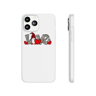 Love Gnomes Leopard Plaid Heart Valentine Clothes Phonecase iPhone | Mazezy