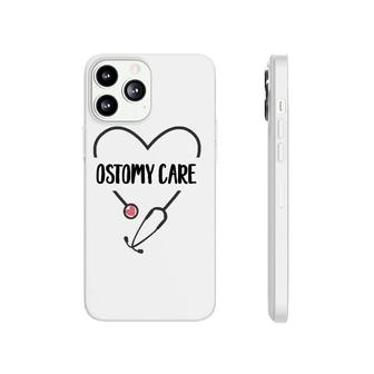 Love Nurse Heart Ostomy Care Wocn Certified Nurse Phonecase iPhone | Mazezy