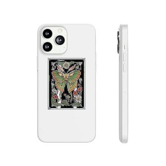 Luna Moth Witchy Folk Art Phonecase iPhone | Mazezy