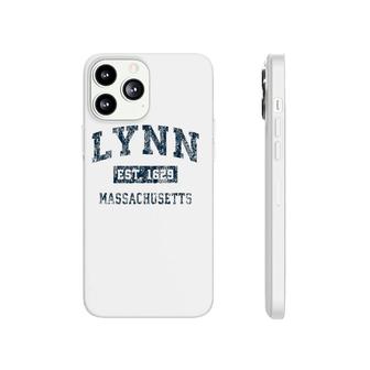 Lynn Massachusetts Ma Vintage Sports Design Navy Print Phonecase iPhone | Mazezy