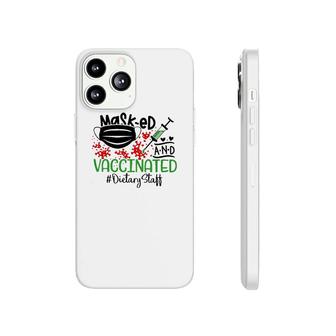 Masked And Vaccinated Dietary Staff Phonecase iPhone | Mazezy