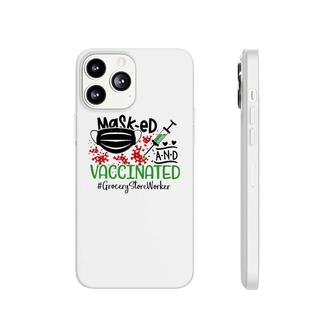 Masked And Vaccinated Grocery Store Worker Phonecase iPhone | Mazezy