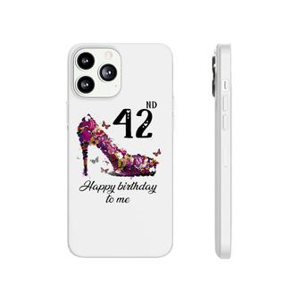 Mb 42Nd Birthday Butterfly Shoe Happy Birthday To Me Phonecase iPhone | Mazezy