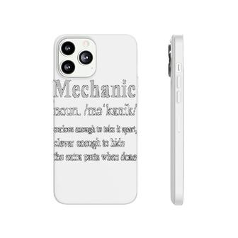 Mechanic Engineer Mechanic Definition Phonecase iPhone | Mazezy