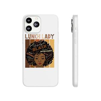 Melanin Lunch Lady Afro Hair Black History Month Phonecase iPhone | Mazezy