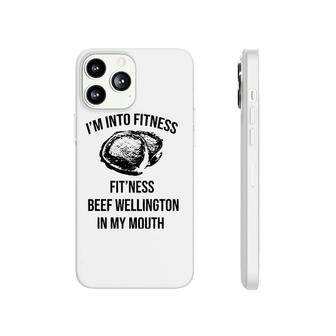 Mens Funny Fitness British Beef Wellington Into My Mouth Phonecase iPhone | Mazezy
