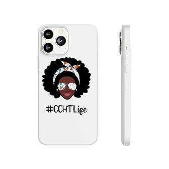 Messy Bun Ccht Life Nurse Gift Black History Month Phonecase iPhone | Mazezy
