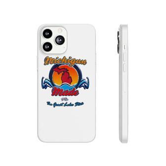 Michigan Made Me The Great Lake State Phonecase iPhone | Mazezy