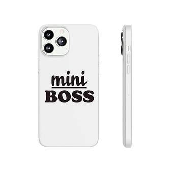 Mini Boss Funny Graphic Phonecase iPhone | Mazezy