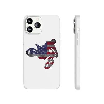 Motocross Bike American Flag Phonecase iPhone | Mazezy