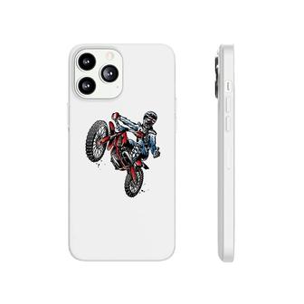 Motocross Dirt Bike Stunt Rider Phonecase iPhone | Mazezy
