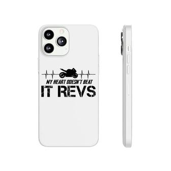 Motorcycle My Heart Doesnt Beat Phonecase iPhone | Mazezy