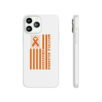Multiple Sclerosis Ms Awareness Patriotic Usa American Flag Phonecase iPhone | Mazezy CA