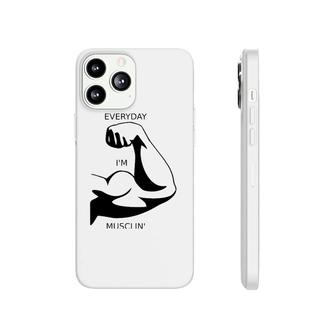 Muscle - Everyday I'm Musclin' Phonecase iPhone | Mazezy