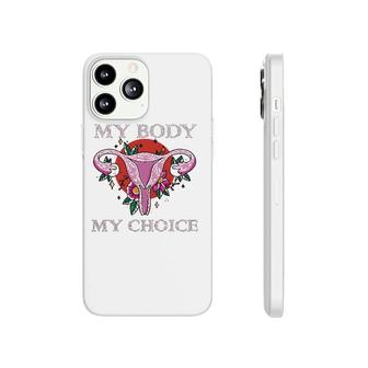 My Body Makes It My Choice Uterus Finger Pro Women Phonecase iPhone | Mazezy