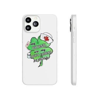 My Patients Are My Lucky Charm Emt Phonecase iPhone | Mazezy