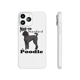 Not So Standard Poodle V-Neck Phonecase iPhone | Mazezy