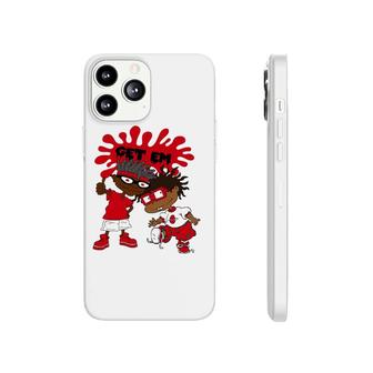 Number 23 Drip Sneaker Matching 1 Retro High Og Patent Bred Phonecase iPhone | Mazezy