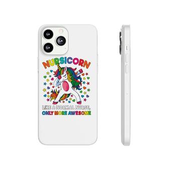 Nursicorn Like A Nurse Only Awesome Dabbing Unicorn Women Phonecase iPhone | Mazezy