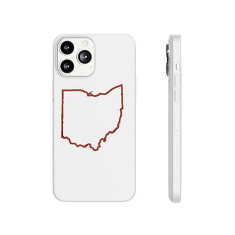 Ohio Red Outline Phonecase iPhone | Mazezy