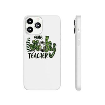 One Lucky Teacher School Teachers Gift St Patricks Day Phonecase iPhone | Mazezy