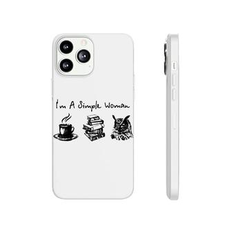 Owl Im A Simple Woman Phonecase iPhone | Mazezy