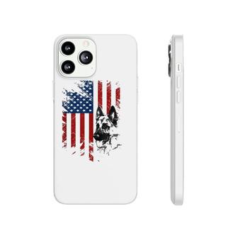 Patriotic German Shepherd Usa American Flag Dog Pet Gift Tank Top Phonecase iPhone | Mazezy