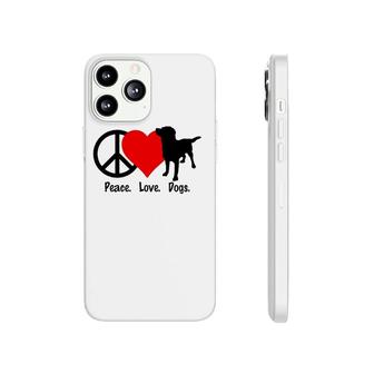 Peace Love Dogs Tee Dog Puppy Phonecase iPhone | Mazezy