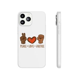 Peace Love Justice African Gift Phonecase iPhone | Mazezy
