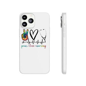 Peace Love Nurse Tie Dye Phonecase iPhone | Mazezy DE