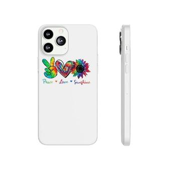 Peace Love Sunshine Sunflower Hippie Tie Dye Phonecase iPhone | Mazezy CA
