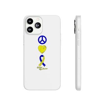 Peace Sign World Down Day Phonecase iPhone | Mazezy