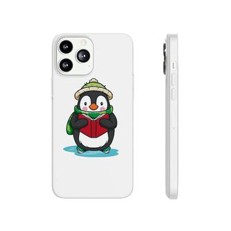 Penguin Book Reading Gif For Bookworm Teachers Phonecase iPhone | Mazezy