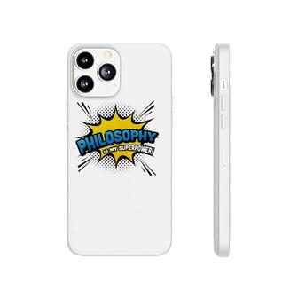 Philosophy Is My Superpower Comic Book Style Premium Phonecase iPhone | Mazezy