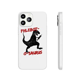 Phlebotomy Dinosaur Men's Novelty Nurse Tech Gift Phonecase iPhone | Mazezy