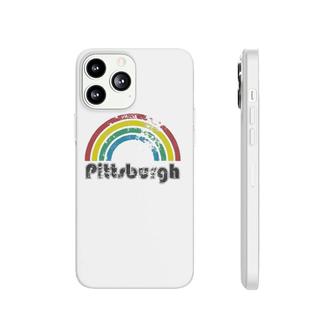 Pittsburgh Rainbow 70'S 80'S Style Retro Gay Pride Men Women Phonecase iPhone | Mazezy