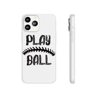 Play Ball Black Laces Phonecase iPhone | Mazezy