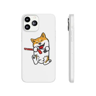 Pocket Shiba Inu Feet Ice Hockey Cute Akita Japanese Dog Phonecase iPhone | Mazezy