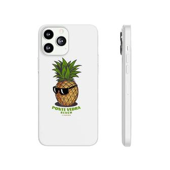 Ponte Vedra Beach Florida Fl Cute Pineapple Sunglasses Premium Phonecase iPhone | Mazezy