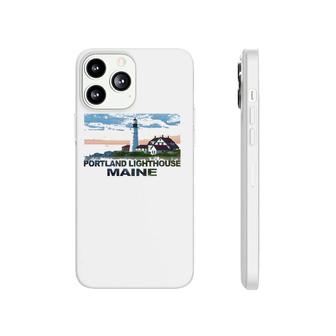 Portland Lighthouse Maine At Sunrise Vacation Phonecase iPhone | Mazezy