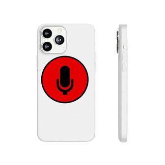Press To Talk Red Micro Icon Phonecase iPhone | Mazezy