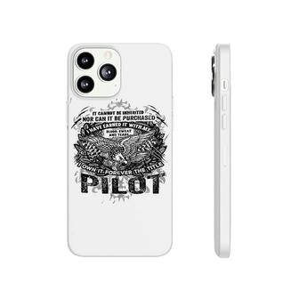 Proud Pilot Cool Aviation Pilot Phonecase iPhone | Mazezy