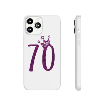 Purple 70Th Birthday 70Th Birthday Queen Phonecase iPhone | Mazezy