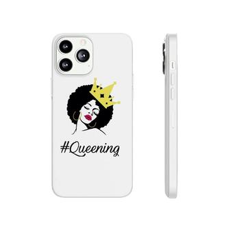 Queening Black Queen With Crown Phonecase iPhone | Mazezy