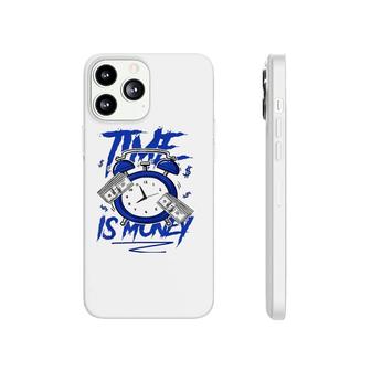 Racer Blue 5S Tee To Match Time Is Money Shoes 5 Racer Blue Phonecase iPhone | Mazezy