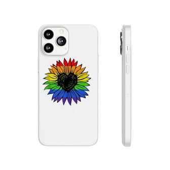 Rainbow Sunflower Lgbt Gay Lesbian Pride Phonecase iPhone | Mazezy