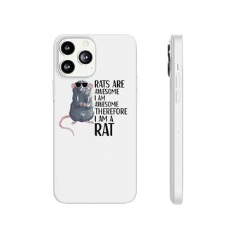 Rats Are Awesome Funny Rat Lover Apparel Phonecase iPhone | Mazezy