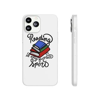 Reading Is My Favorite Sport Phonecase iPhone | Mazezy DE