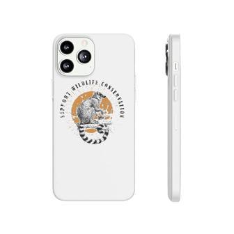 Retro Lemur Wildlife Conservation Animal Lover Gift Phonecase iPhone | Mazezy