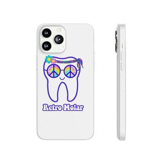 Retro Molar Tooth Hippie Peace Dental Hygienist Dentist Rdh Premium Phonecase iPhone | Mazezy